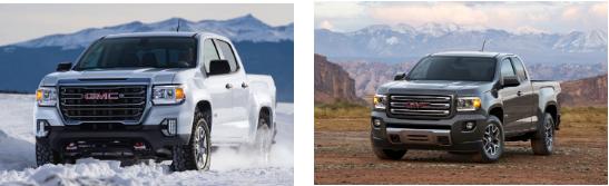 ​GMC Canyon AT4与GMC Canyon All Terrain比较