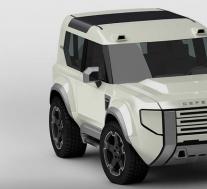 Land Rover Baby Defender在新的渲染图中看起来像越野车一样