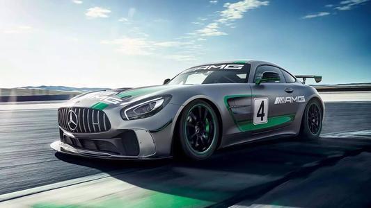 梅赛德斯AMG GT4在高速履带式车厢中自我冷却的能力更强