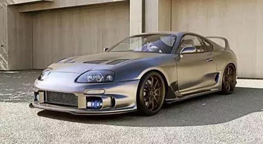 丰田Supra MkIV Tribute车身套件看起来圆滑