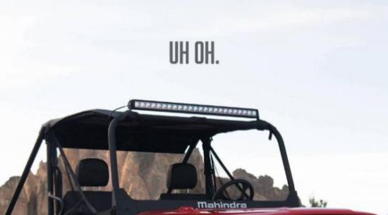 可爱的Mahindra Roxor刚好遇到吉普愤怒的法律团队