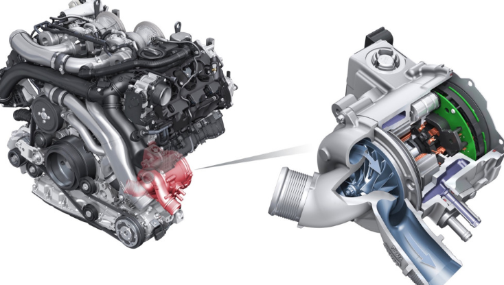 这就是奥迪电动涡轮增压器的工作原理
