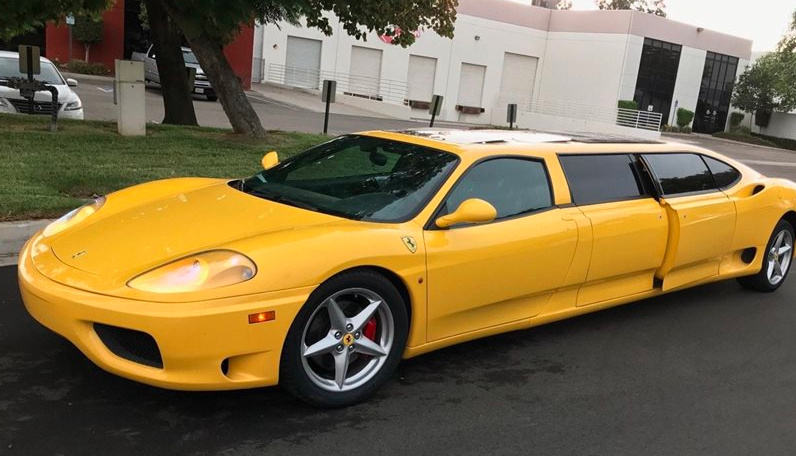 Ferrari 360 Modena Stretch Limos是世界上最快的豪华轿车