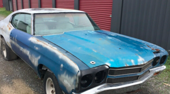 雪佛兰Chevelle Malibu“ Barn Find”是仅有的100辆生产的汽车之一