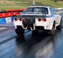 R32日产Skyline GT-R Drag Racing世界纪录：6.47秒，219.94 MPH