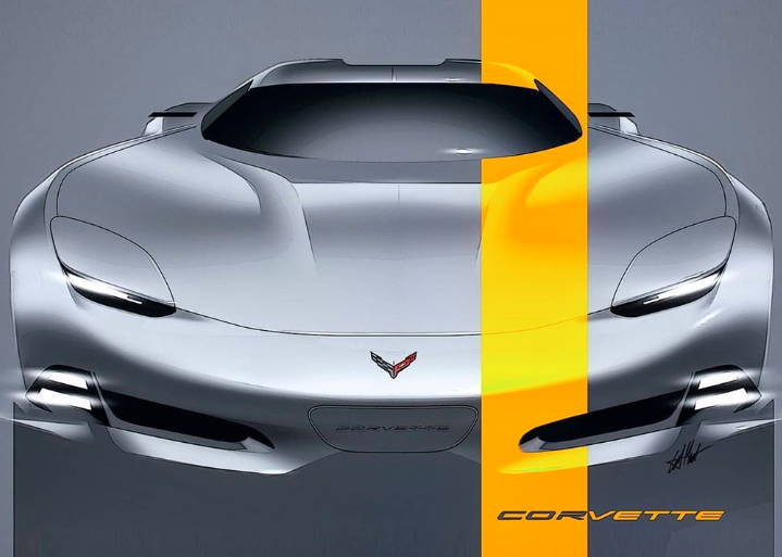 由柯尼塞格（Koenigsegg）设计师渲染的现代化C5 Corvette