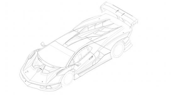 兰博基尼SCV12在专利申请中看起来同样狂野