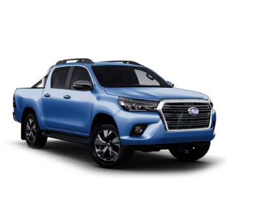 斯巴鲁“ Hilux”和斯巴鲁Ascent皮卡车渲染图