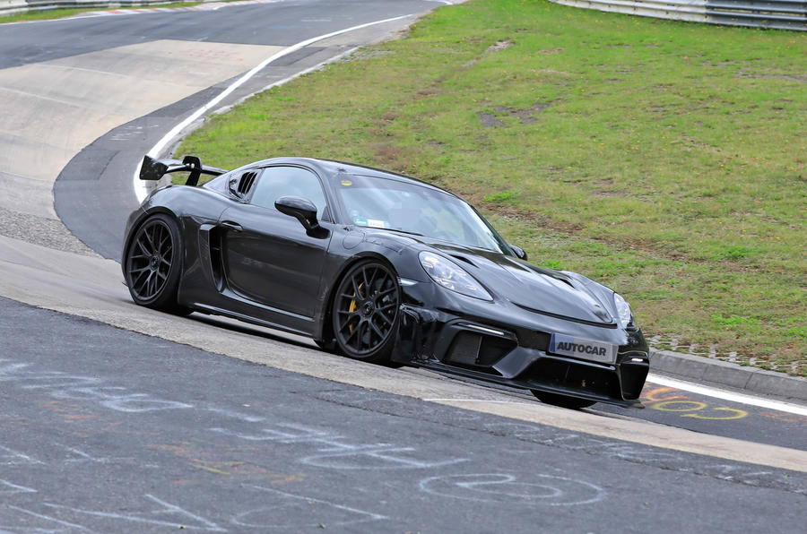 2021年保时捷718 Cayman GT4 RS ule子揭示了新细节