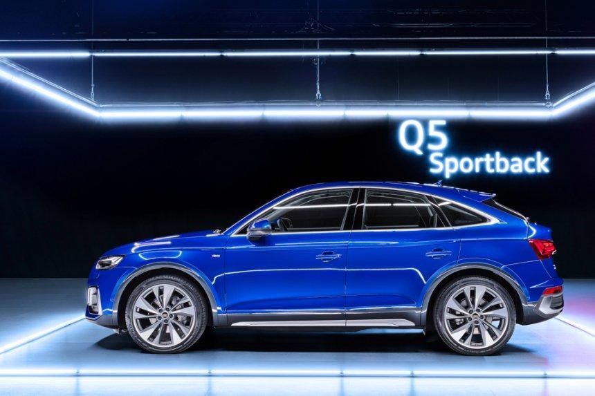 奥迪用2021 Q5 Sportback打造了双门轿跑车的外观