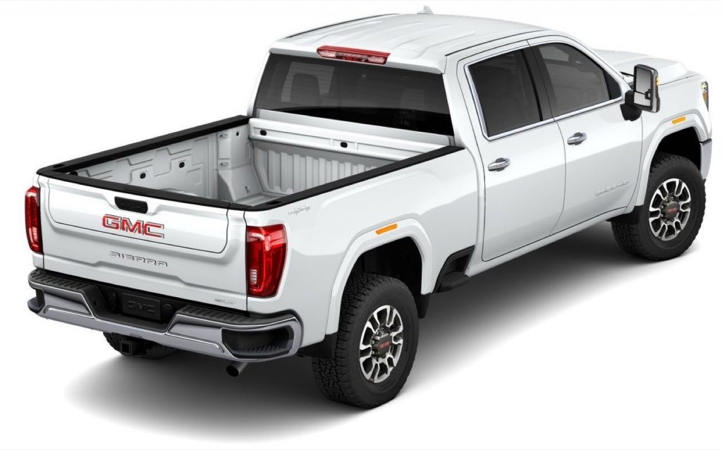 2021 GMC Sierra HD不提供车身色轮拱成型件